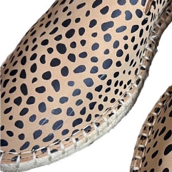 Report animal print slip on shoes mules tan black size 8 - Picture 11 of 11